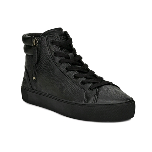 New! Ugg Olli High Top Leather Sneaker - Picture 3 of 15